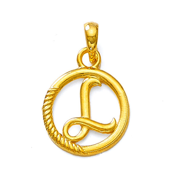 Alphabet Pendant  | BIS 916 Purity