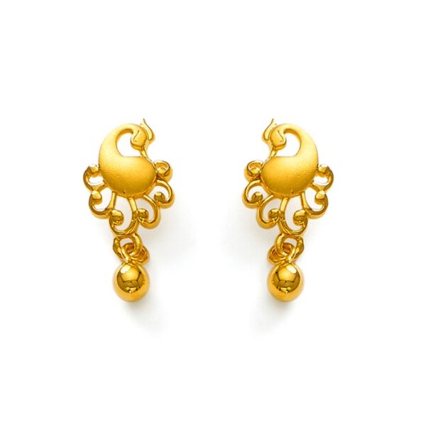 Peacock Earring | BIS 916 Purity