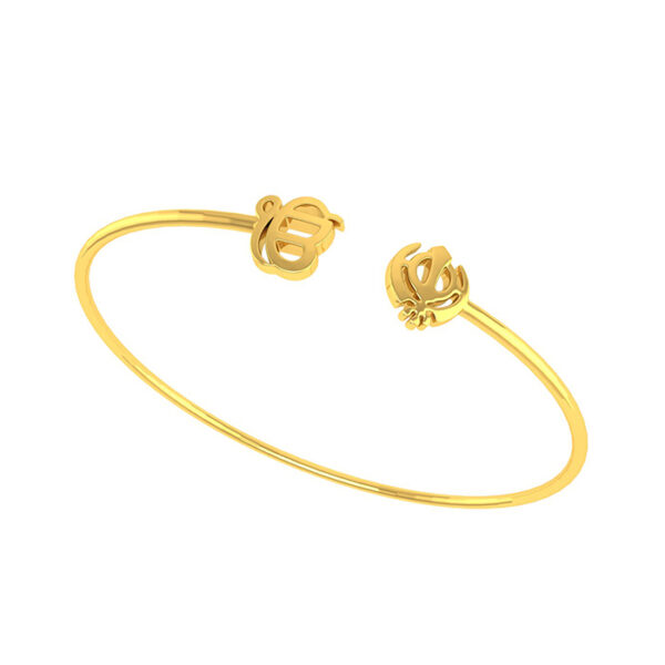 Fancy Oval Bangle | BIS 916 Purity