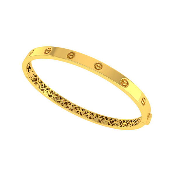 Fancy Oval Bangle  | BIS 916 Purity