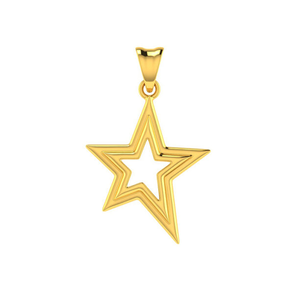 PAUL GOLD Star Pendant | BIS 916 Purity