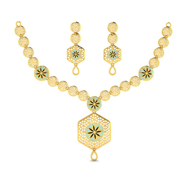 Fancy Necklace Set  | BIS 916 Purity