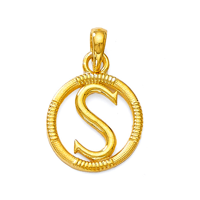 Alphabet Pendant | BIS 916 Purity