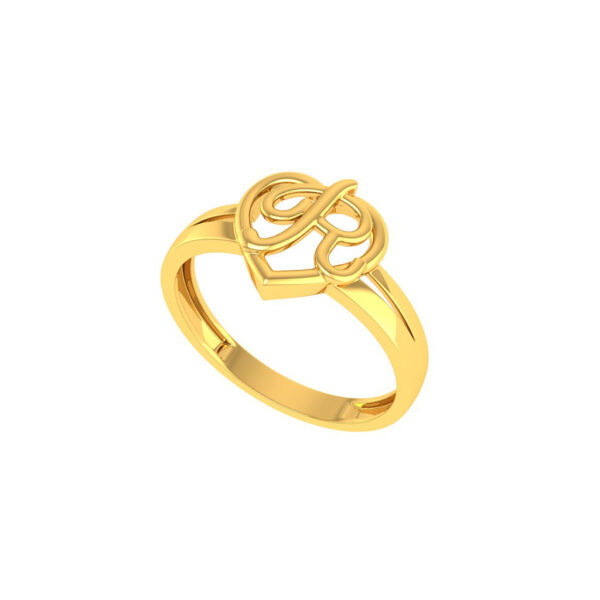 Alphabet Ladies Ring | BIS 916 Purity