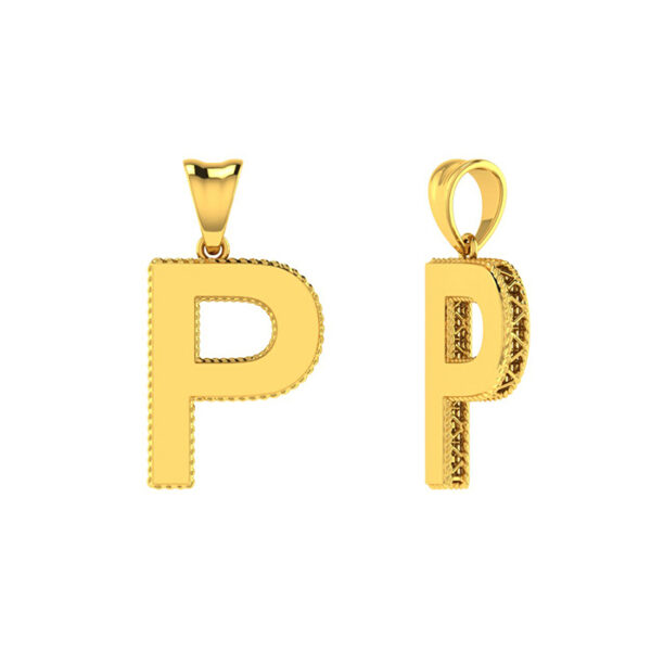 Alphabet Pendant  | BIS 916 Purity