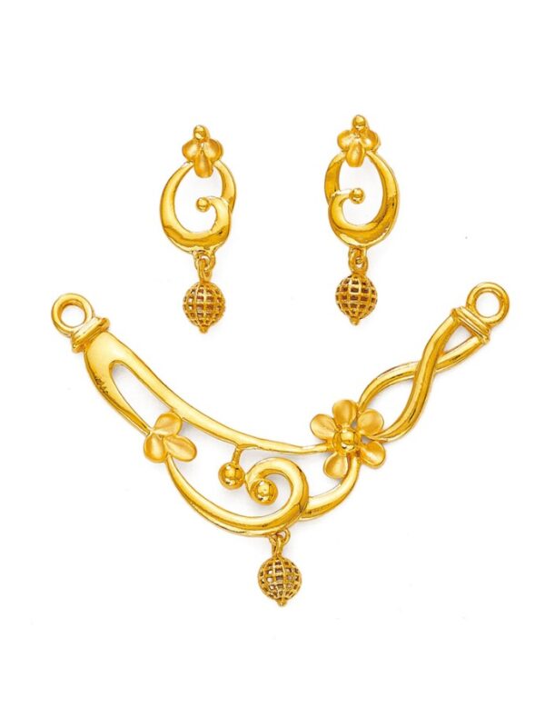 Fancy Mangalsutra Set | BIS 916 Purity