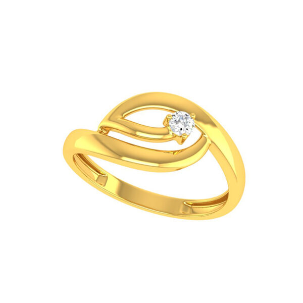 Cubic Zirconia Solitaire Ring | BIS 916 Purity