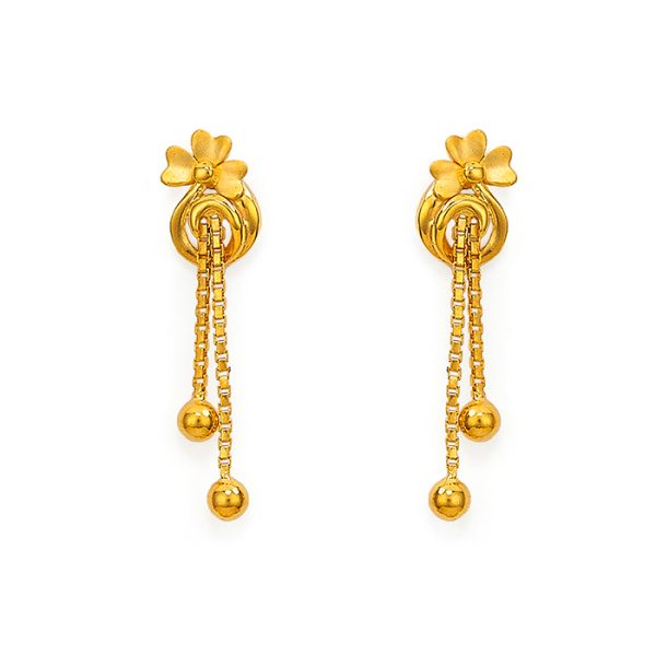 Fancy Dangler Ear Tops | BIS 916 Purity