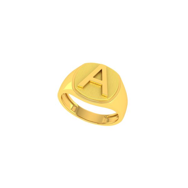 Alphabet Gents Ring | BIS 916 Purity