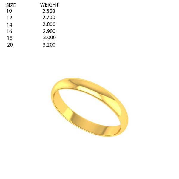 Plain Ring  | BIS 916 Purity