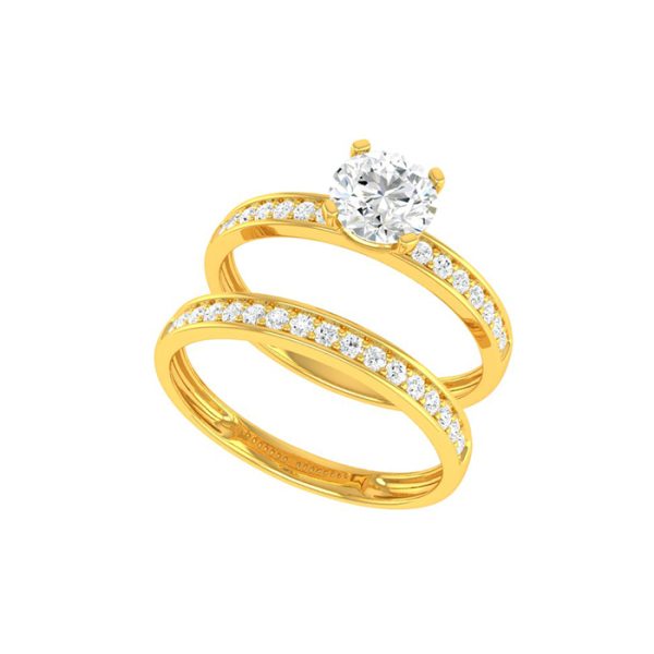Paul Gold Solitaire Ring | BIS 916 Purity