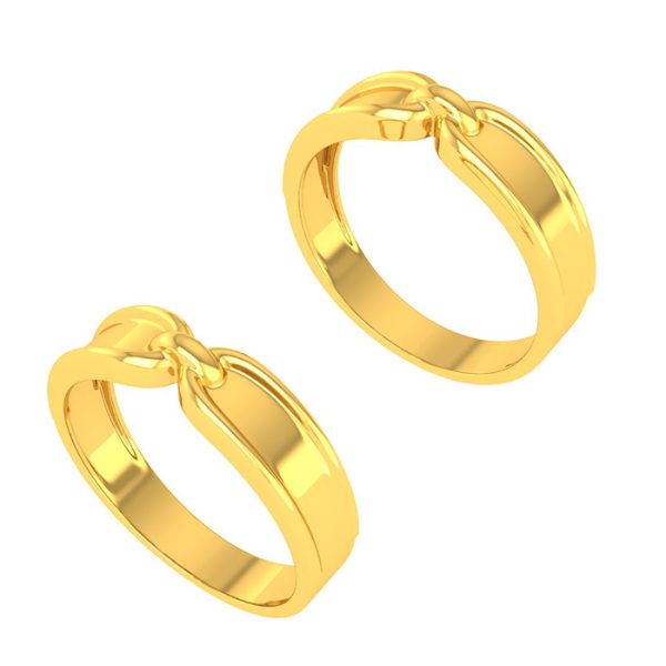 Couple Band Ring  | BIS 916 Purity