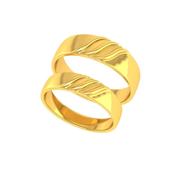 Couple Band Ring  | BIS 916 Purity