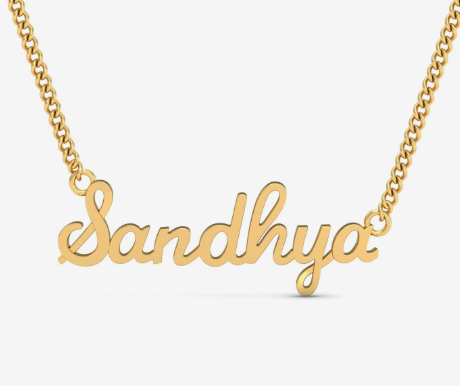 PAUL GOLD Name Pendant | BIS 916 Purity