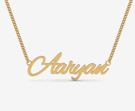 PAUL GOLD Name Pendant | BIS 916 Purity