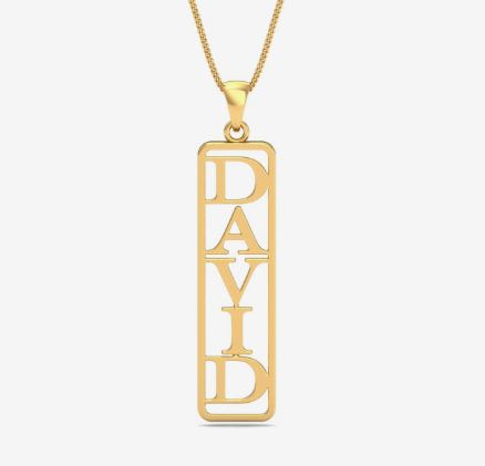PAUL GOLD Name Pendant | BIS 916 Purity