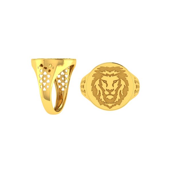 Paul Gold Fancy Gents Ring | BIS 916 Purity