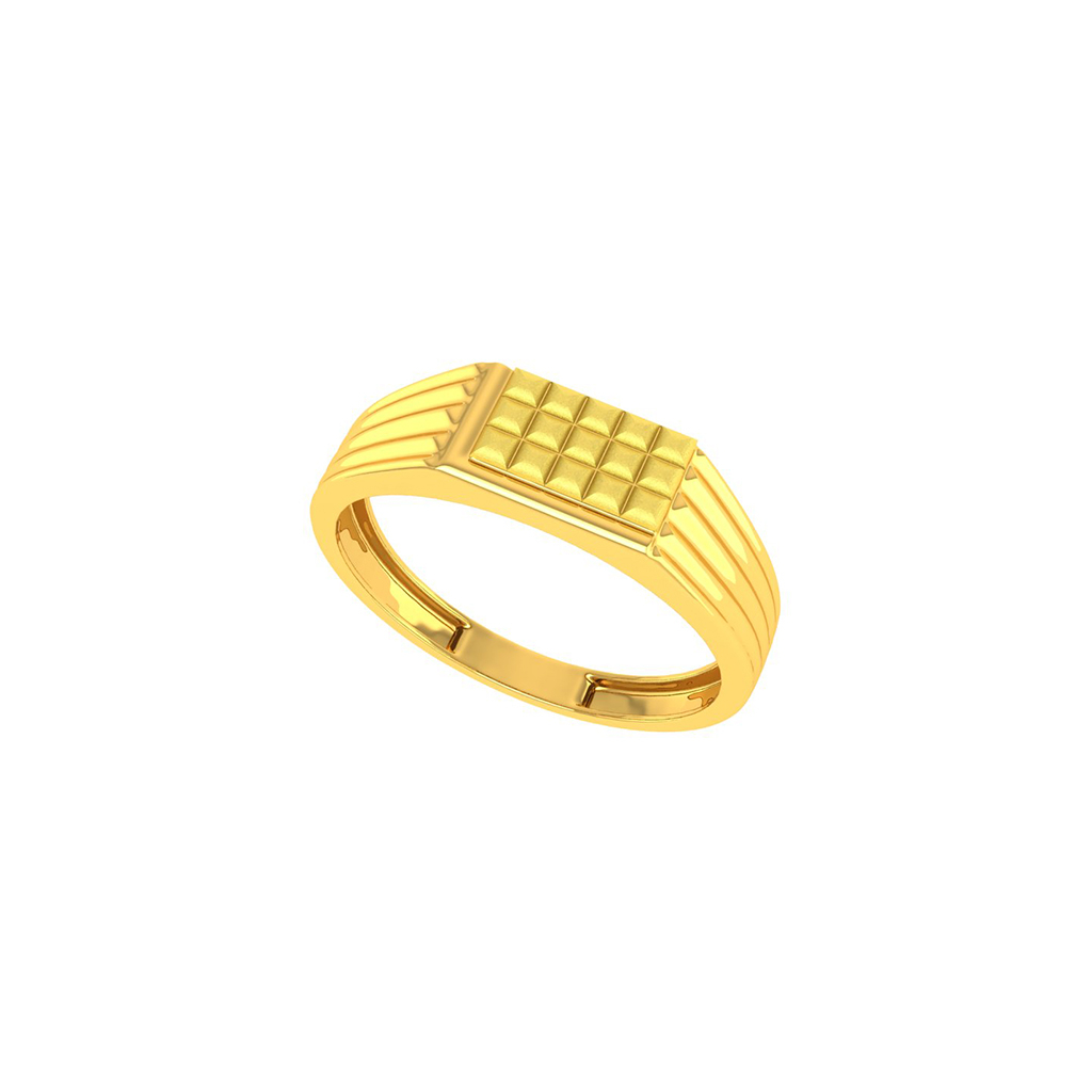 Paul Gold Fancy Gents Ring | BIS 916 Purity