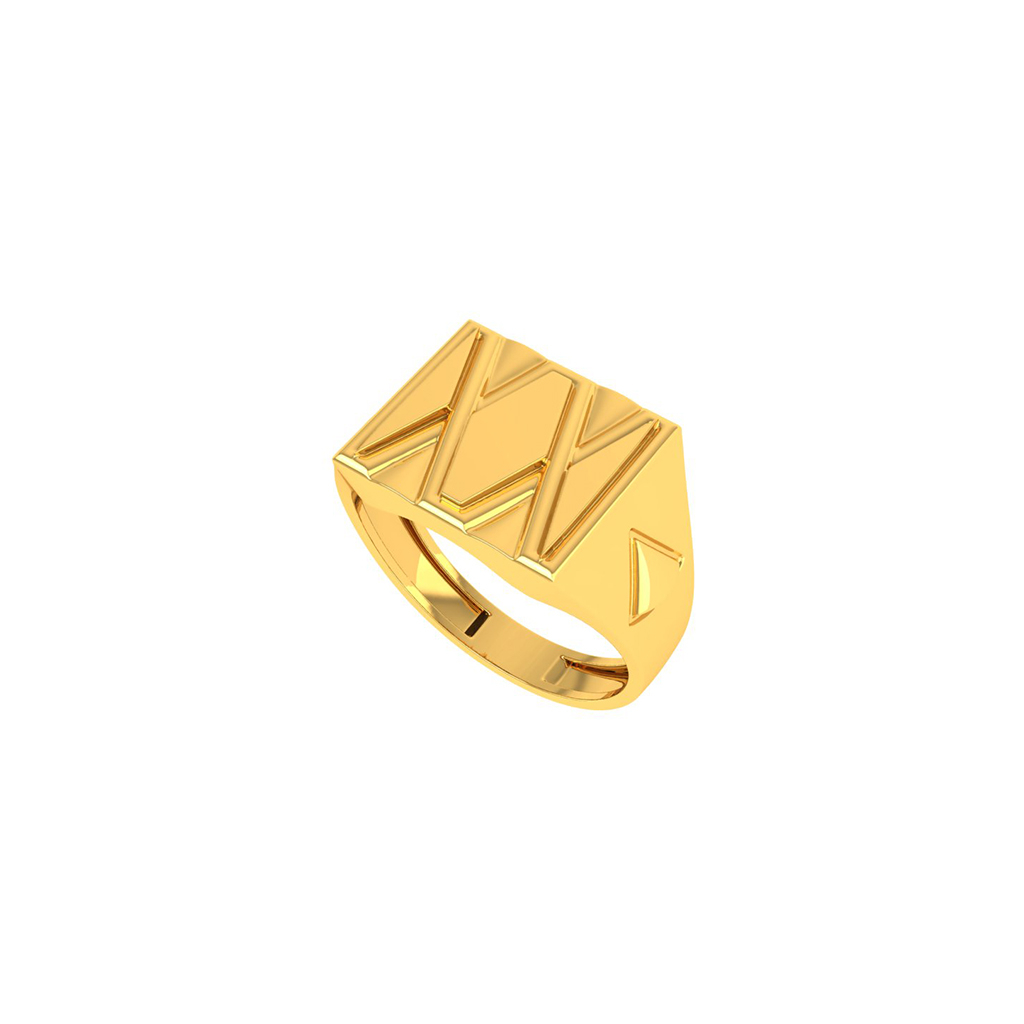 Paul Gold Fancy Gents Ring | BIS 916 Purity