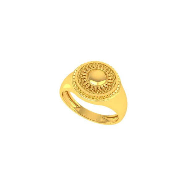 Paul Gold Fancy Gents Ring | BIS 916 Purity