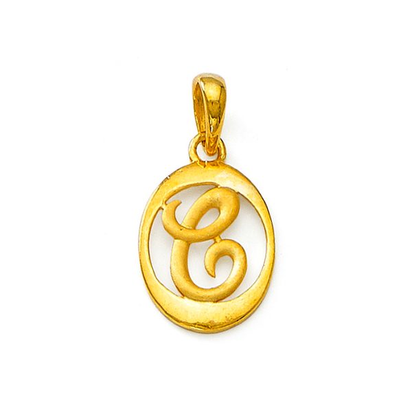 Alphabet Pendant  | BIS 916 Purity