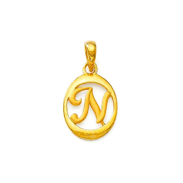 Alphabet Pendant  | BIS 916 Purity