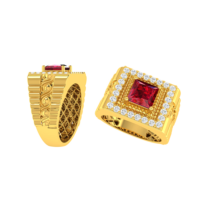 Fancy Gents Ring | BIS 916 Purity