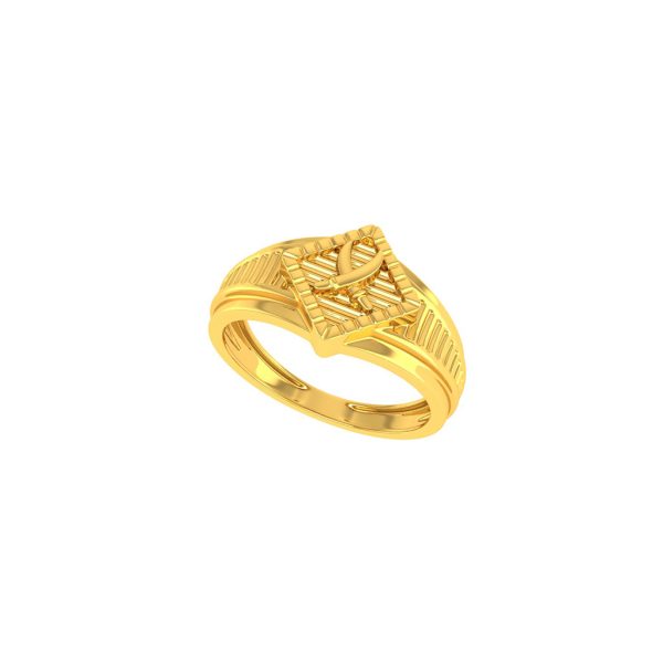 Paul Gold Fancy Gents Ring | BIS 916 Purity
