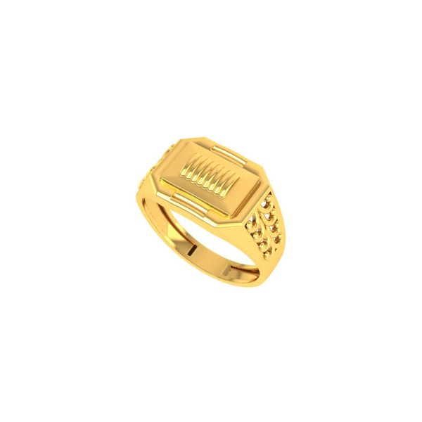 Paul Gold Fancy Gents Ring | BIS 916 Purity