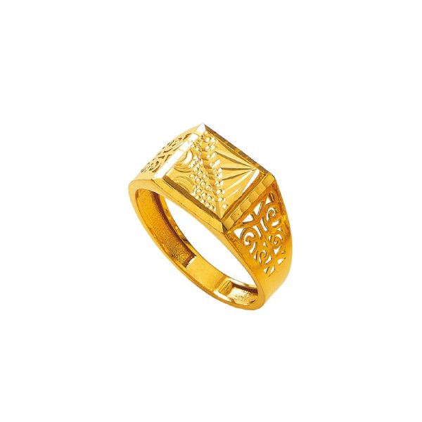 Paul Gold Fancy Gents Ring | BIS 916 Purity