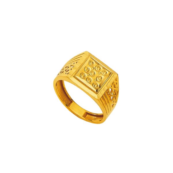 Paul Gold Fancy Gents Ring | BIS 916 Purity