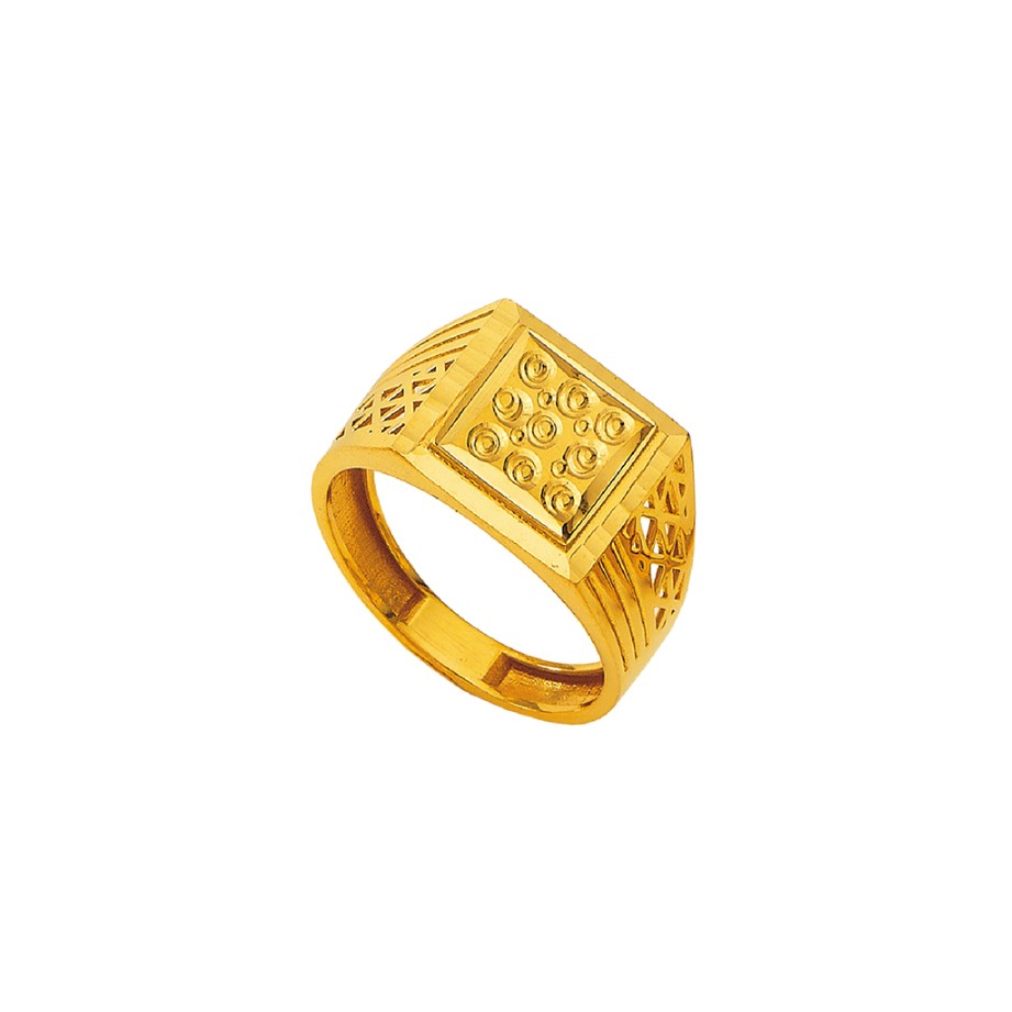 Paul Gold Fancy Gents Ring | BIS 916 Purity