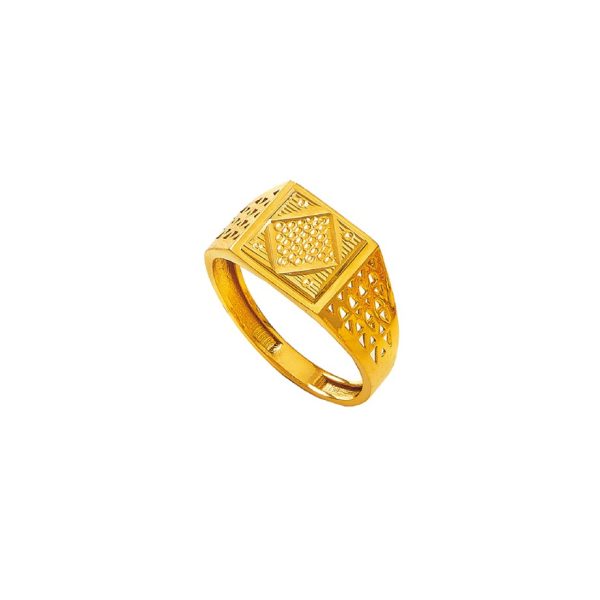 Paul Gold Fancy Gents Ring | BIS 916 Purity