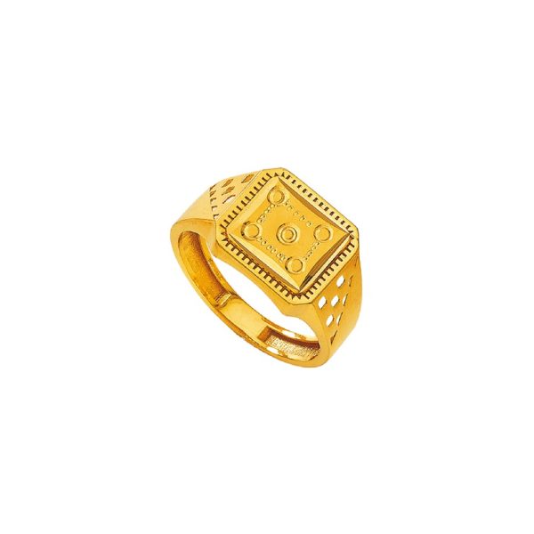 Paul Gold Fancy Gents Ring | BIS 916 Purity