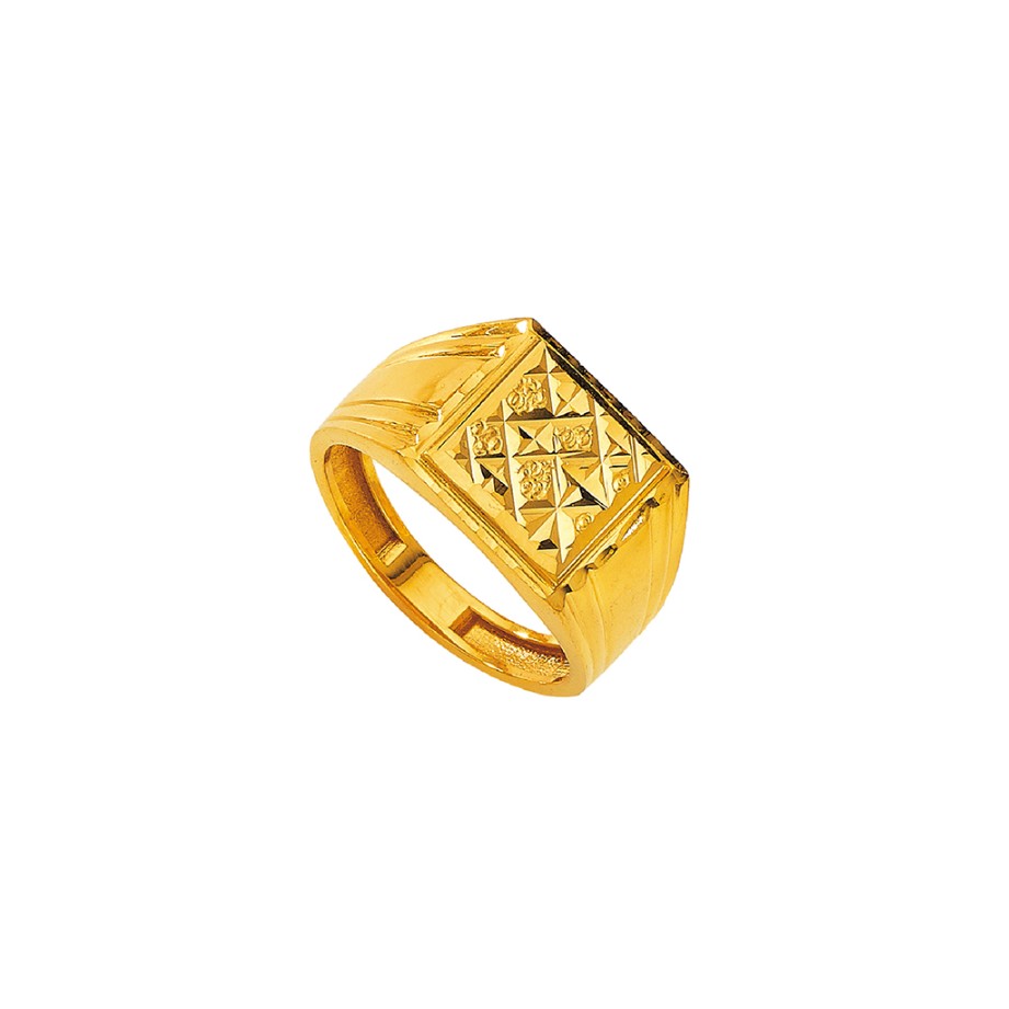 Paul Gold Fancy Gents Ring | BIS 916 Purity