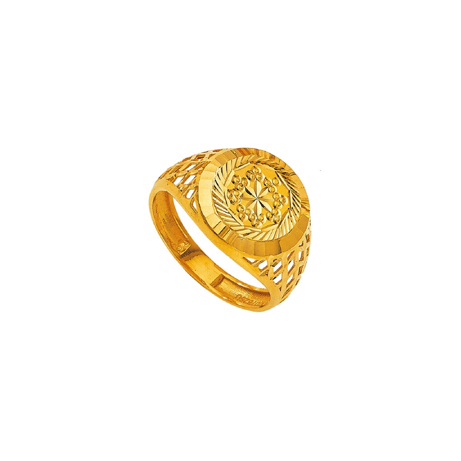 Paul Gold Fancy Gents Ring | BIS 916 Purity