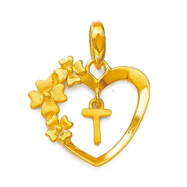 Alphabet Heart Pendant | BIS 916 Purity