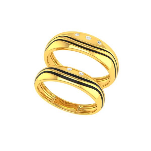 Couple Band Ring  | BIS 916 Purity