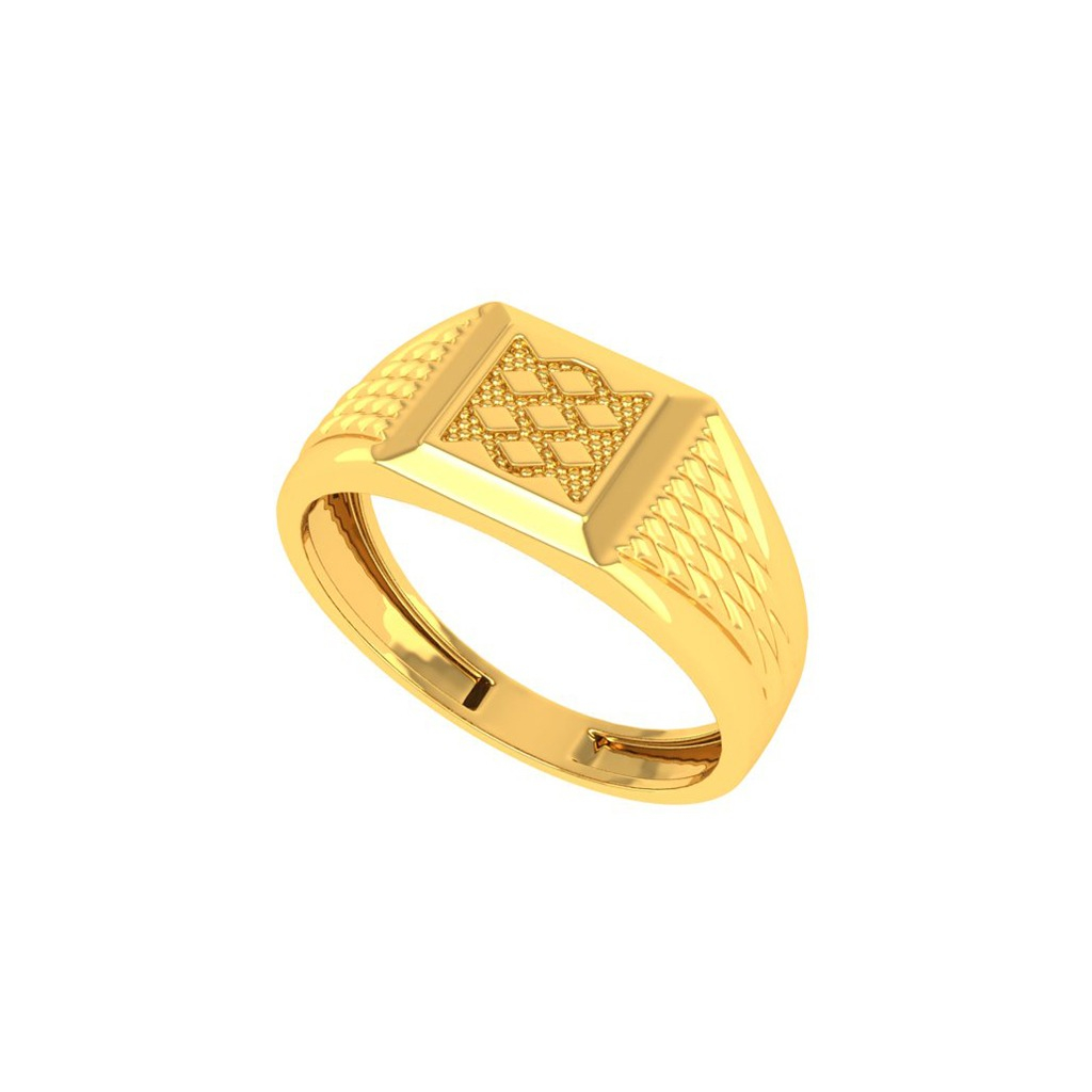 Paul Gold Fancy Gents Ring | BIS 916 Purity