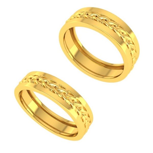 Couple Band Ring  | BIS 916 Purity