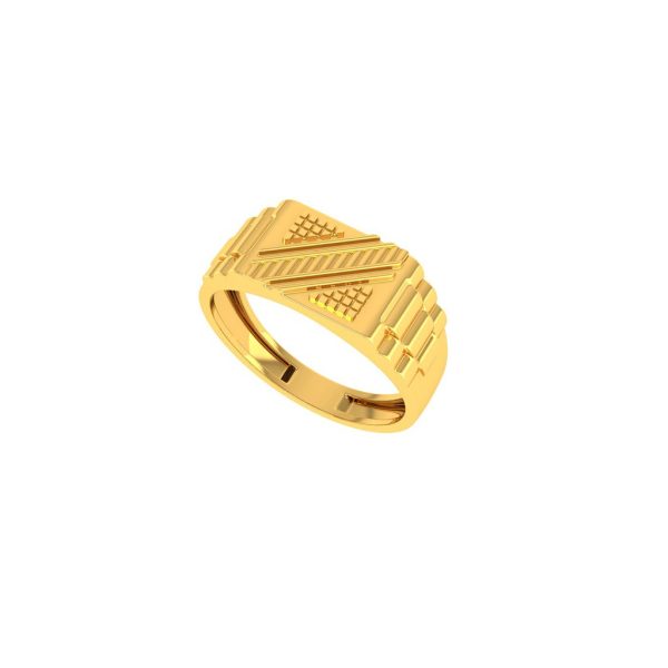 Paul Gold Fancy Gents Ring | BIS 916 Purity