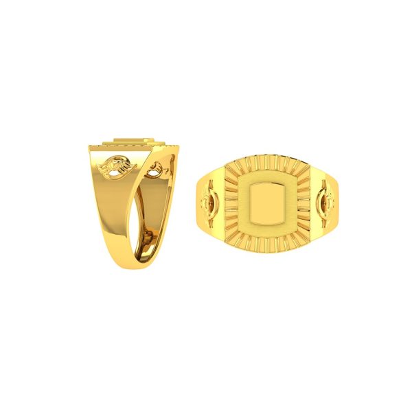 Paul Gold Fancy Gents Ring | BIS 916 Purity
