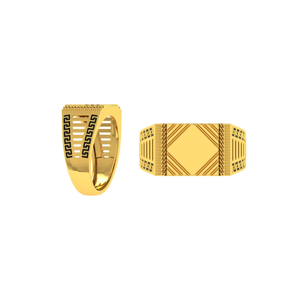 Paul Gold Fancy Gents Ring | BIS 916 Purity
