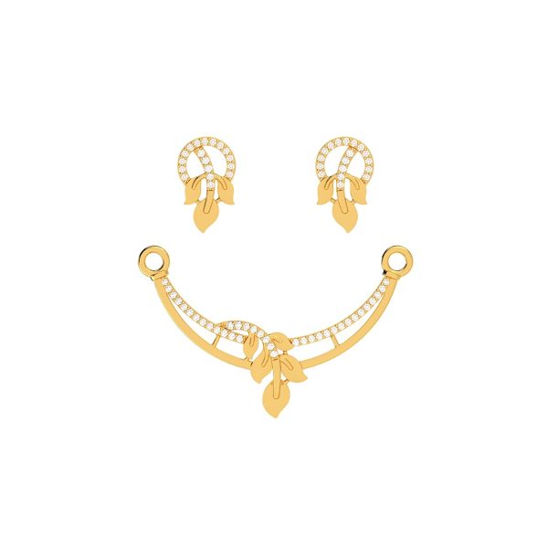 Fancy Mangalsutra Set  | BIS 916 Purity
