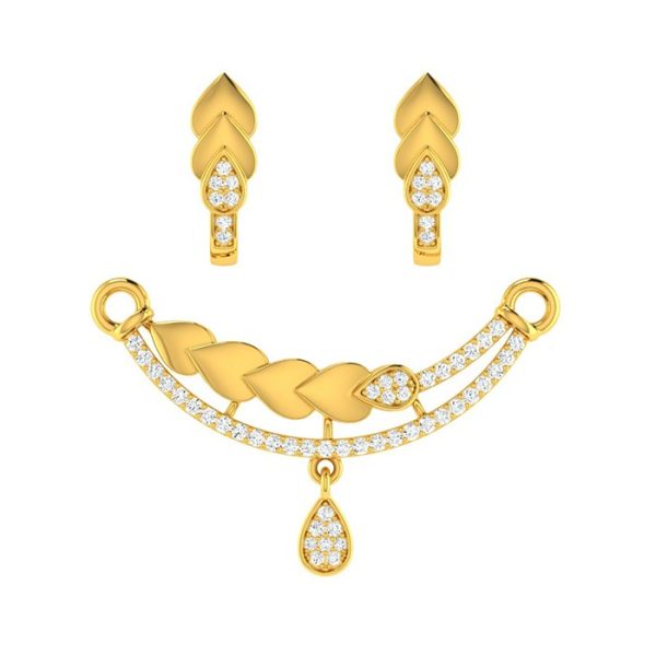 Fancy Mangalsutra Set  | BIS 916 Purity